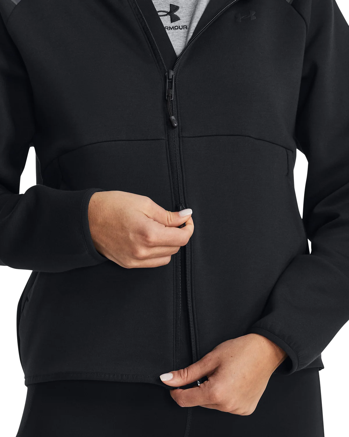 Women's UA Unstoppable Fleece Full-Zip - Image 6