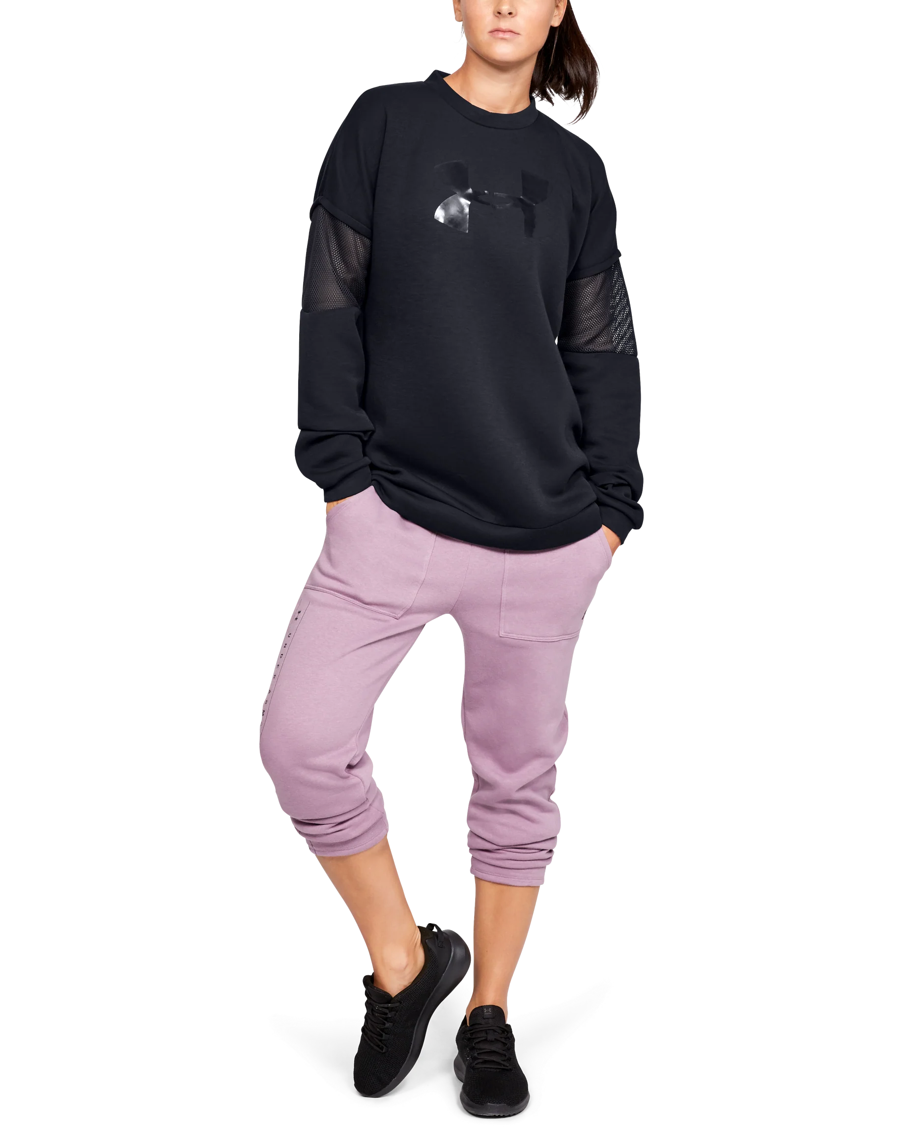 Women's UA Unstoppable Move Light Tunic Crew Long Sleeve Shirt - Image 3