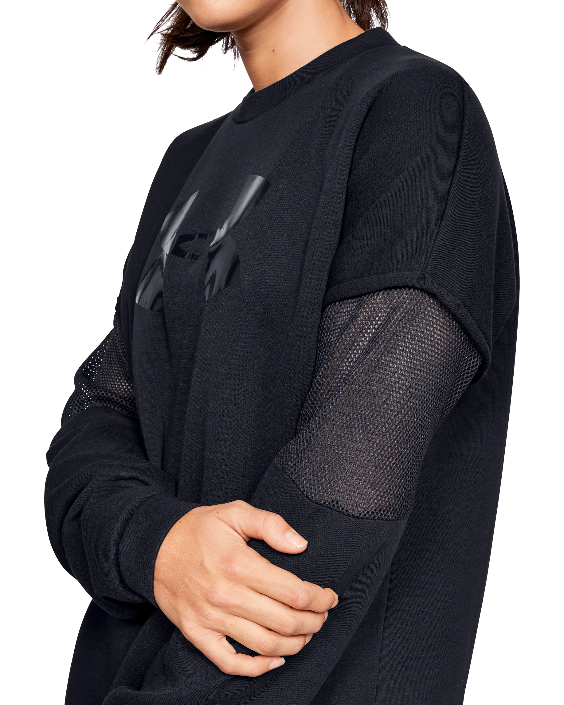 Women's UA Unstoppable Move Light Tunic Crew Long Sleeve Shirt - Image 6