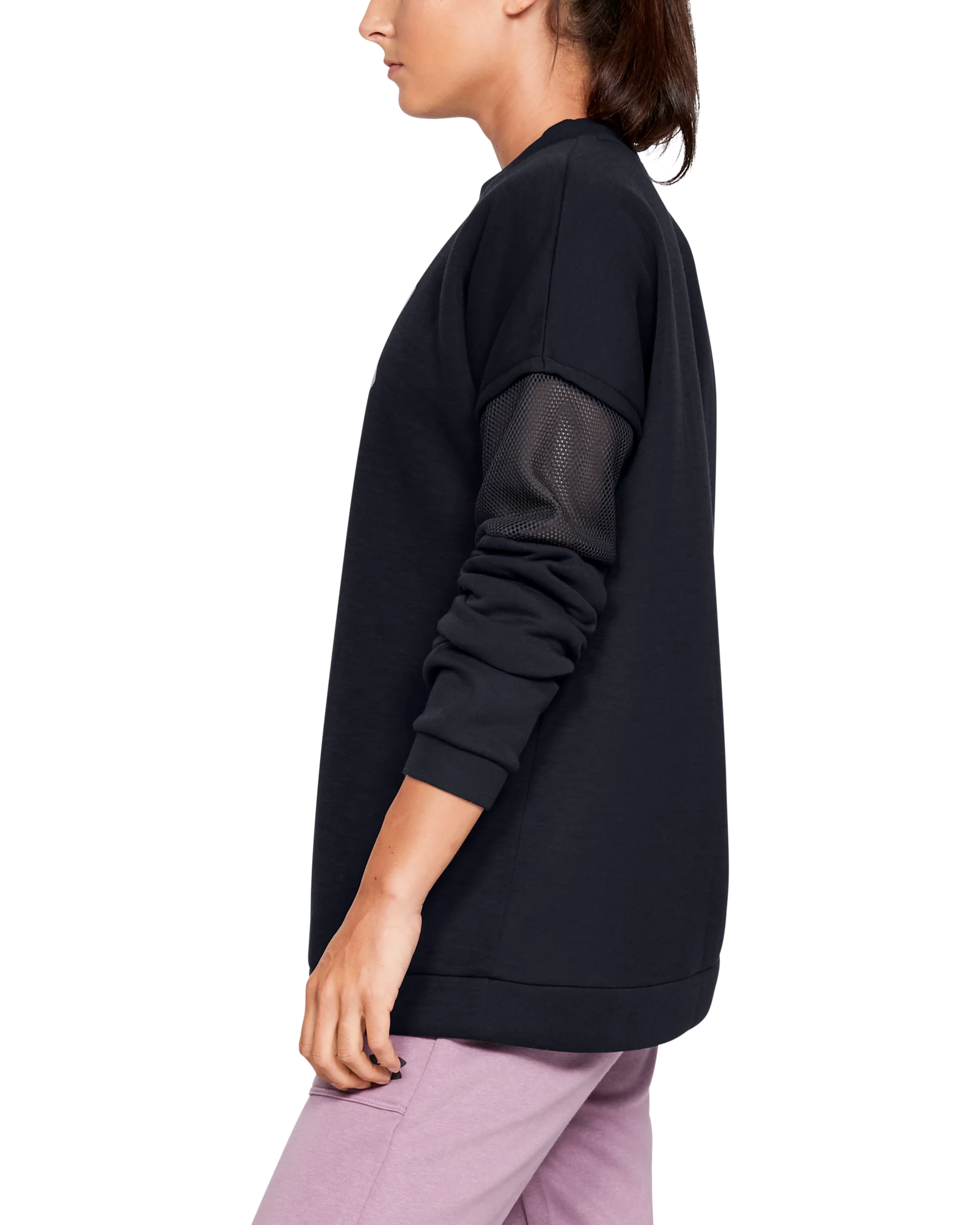 Women's UA Unstoppable Move Light Tunic Crew Long Sleeve Shirt - Image 8