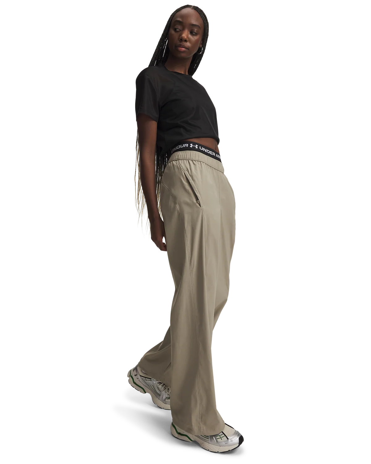 Women's UA Unstoppable Woven Pants - Image 3
