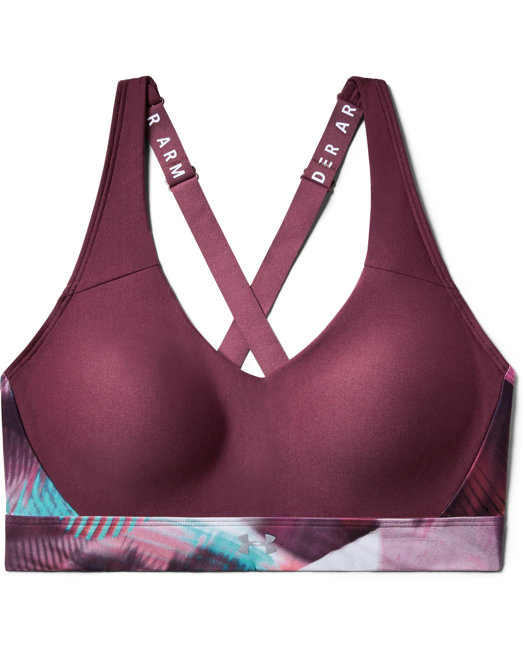 Women's UA Vanish Mid Print Sports Bra - Image 4