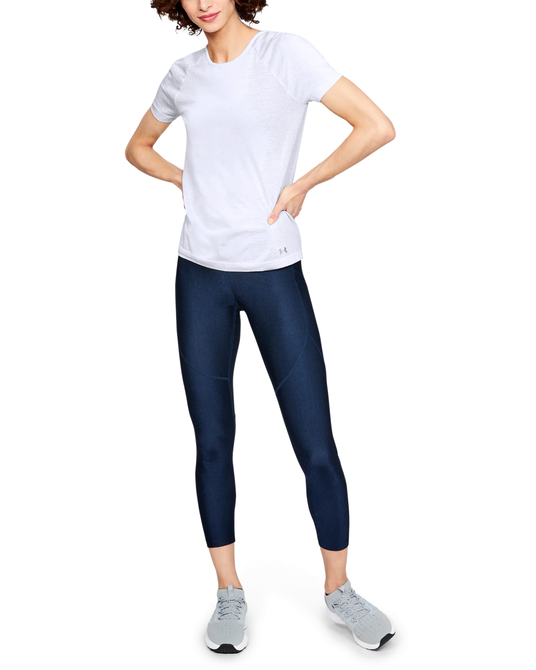 Women's UA Vanish Seamless  Spacedye Short Sleeve - Image 3