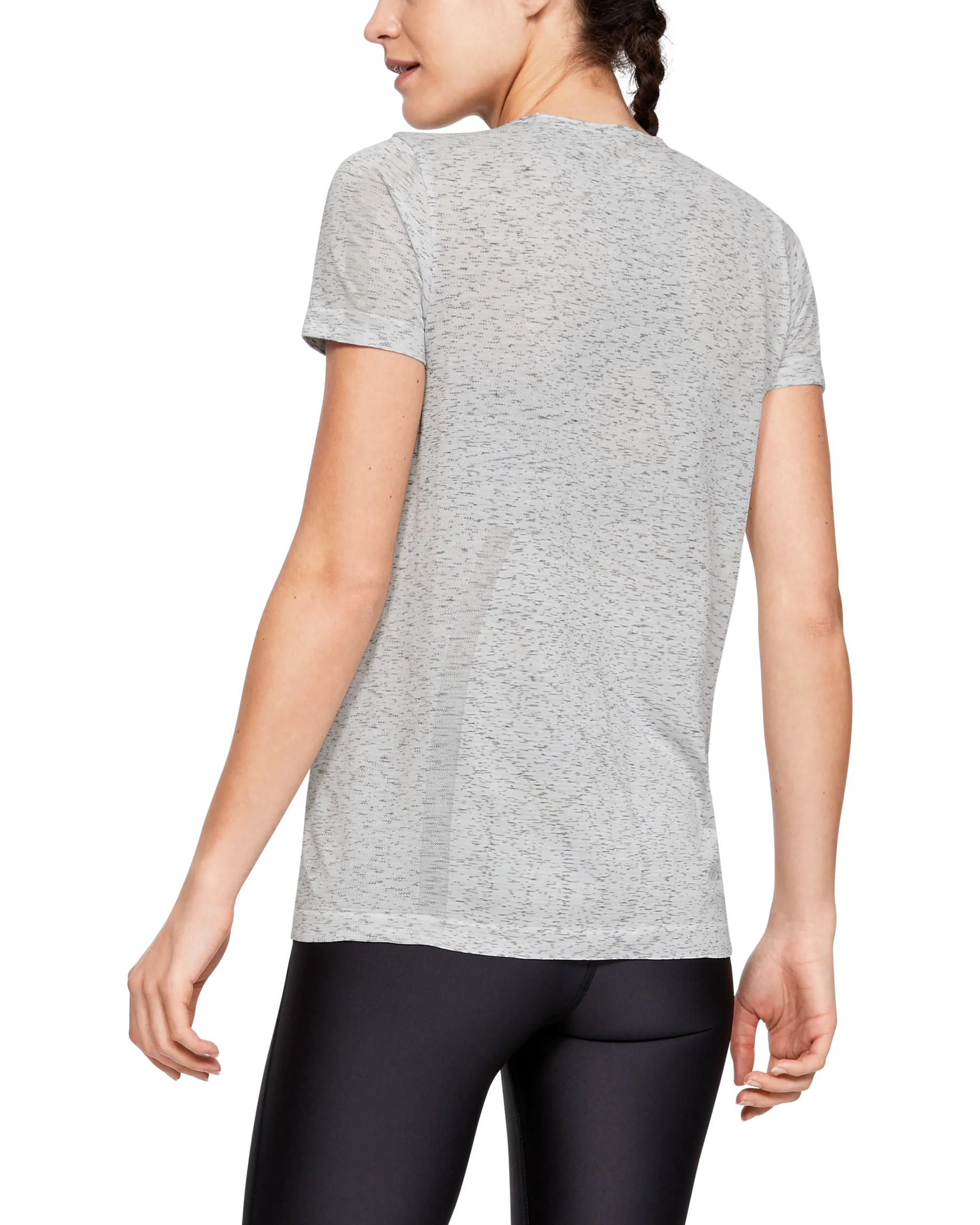 Women's UA Vanish Seamless Spacedye Short Sleeve Shirt - Image 2
