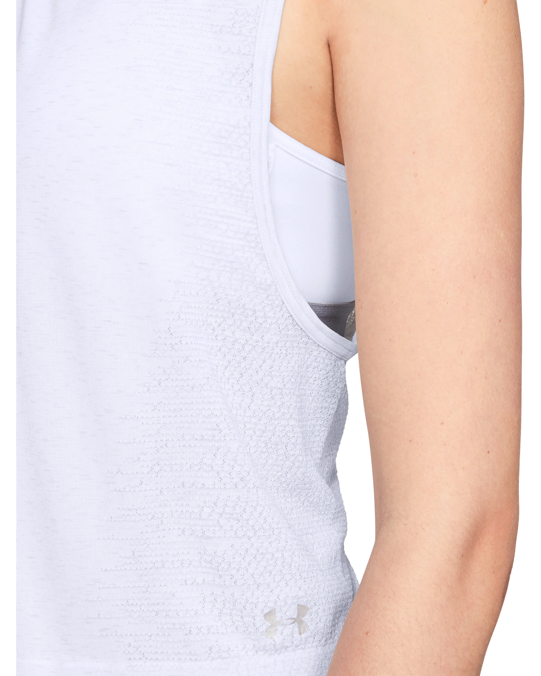 Women's UA Vanish Seamless  Spacedye Tank - Image 7