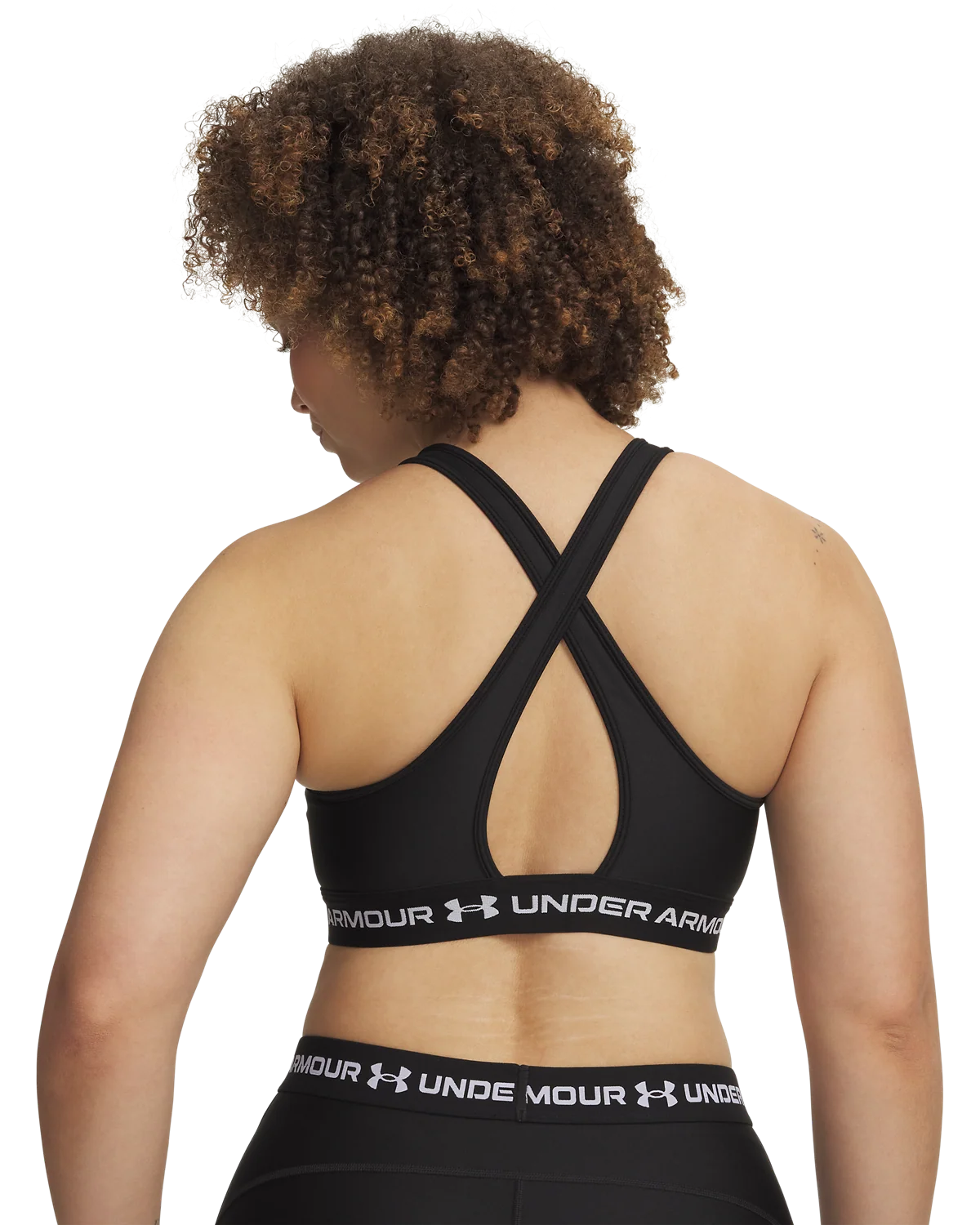 Women's UA Armour® Mid Crossback Sports Bra - Image 4