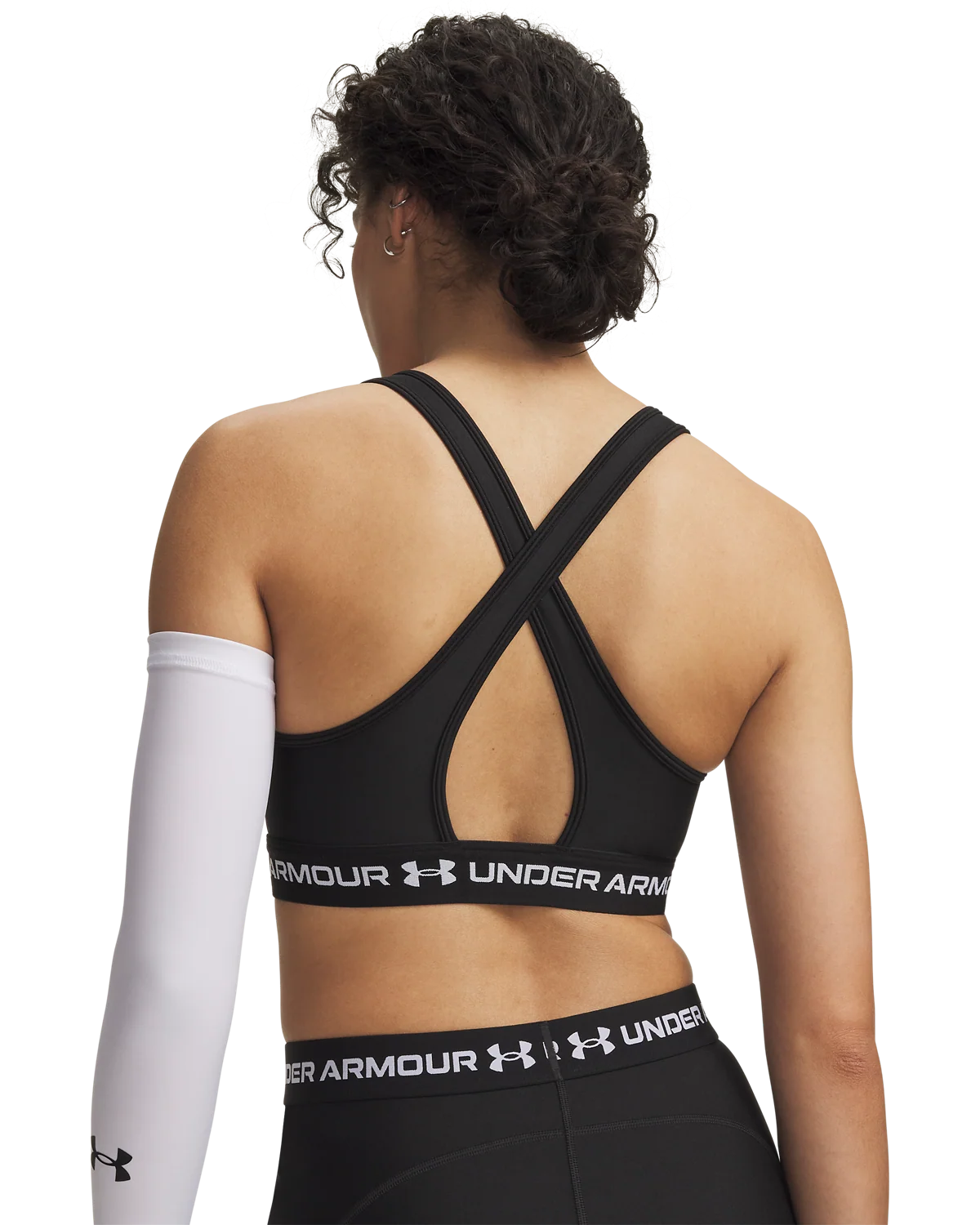 Women's UA Armour® Mid Crossback Sports Bra - Image 5