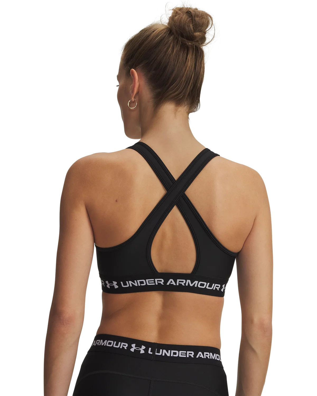 Women's UA Armour® Mid Crossback Sports Bra - Image 6