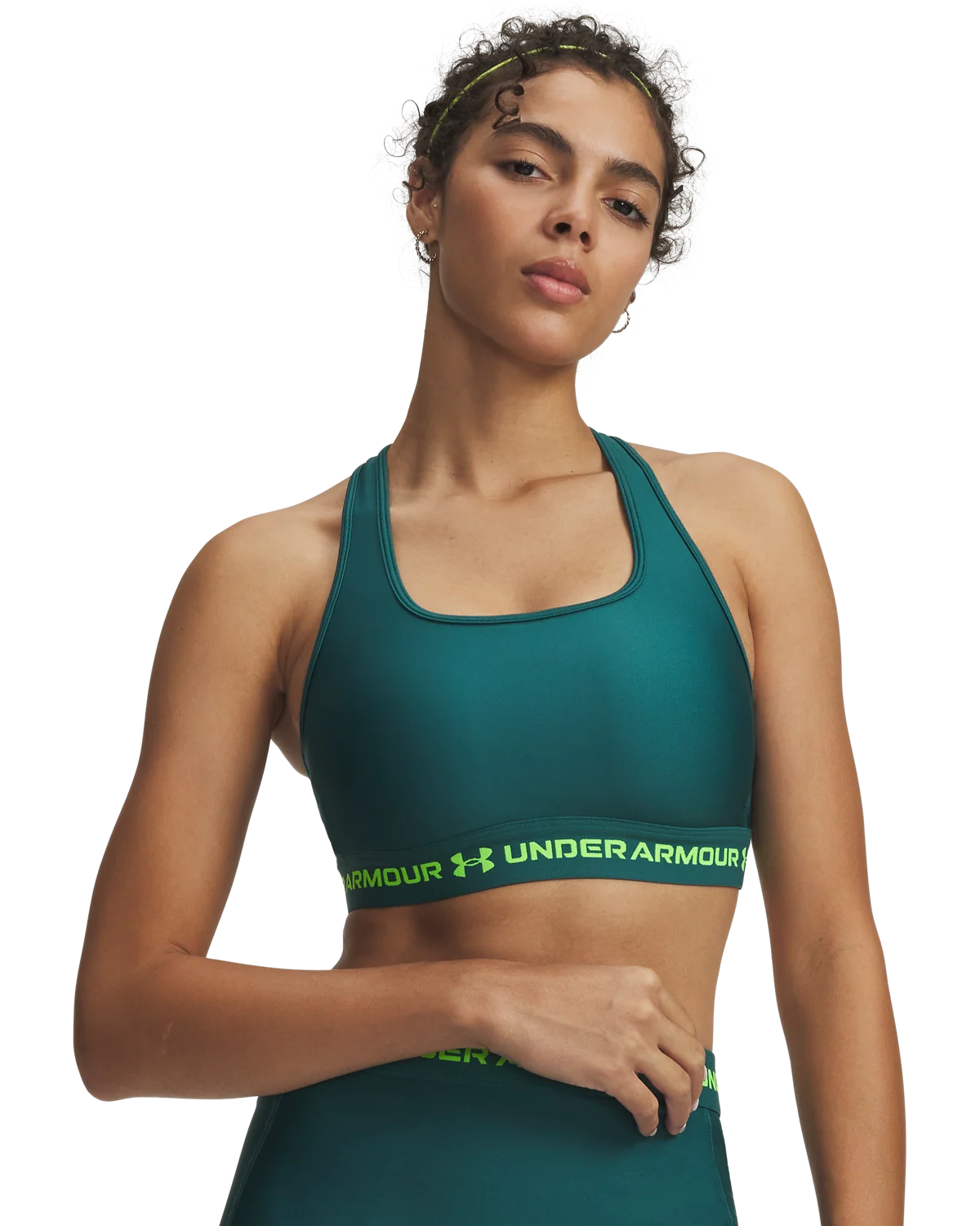 Women's UA Armour® Mid Crossback Sports Bra - Image 2