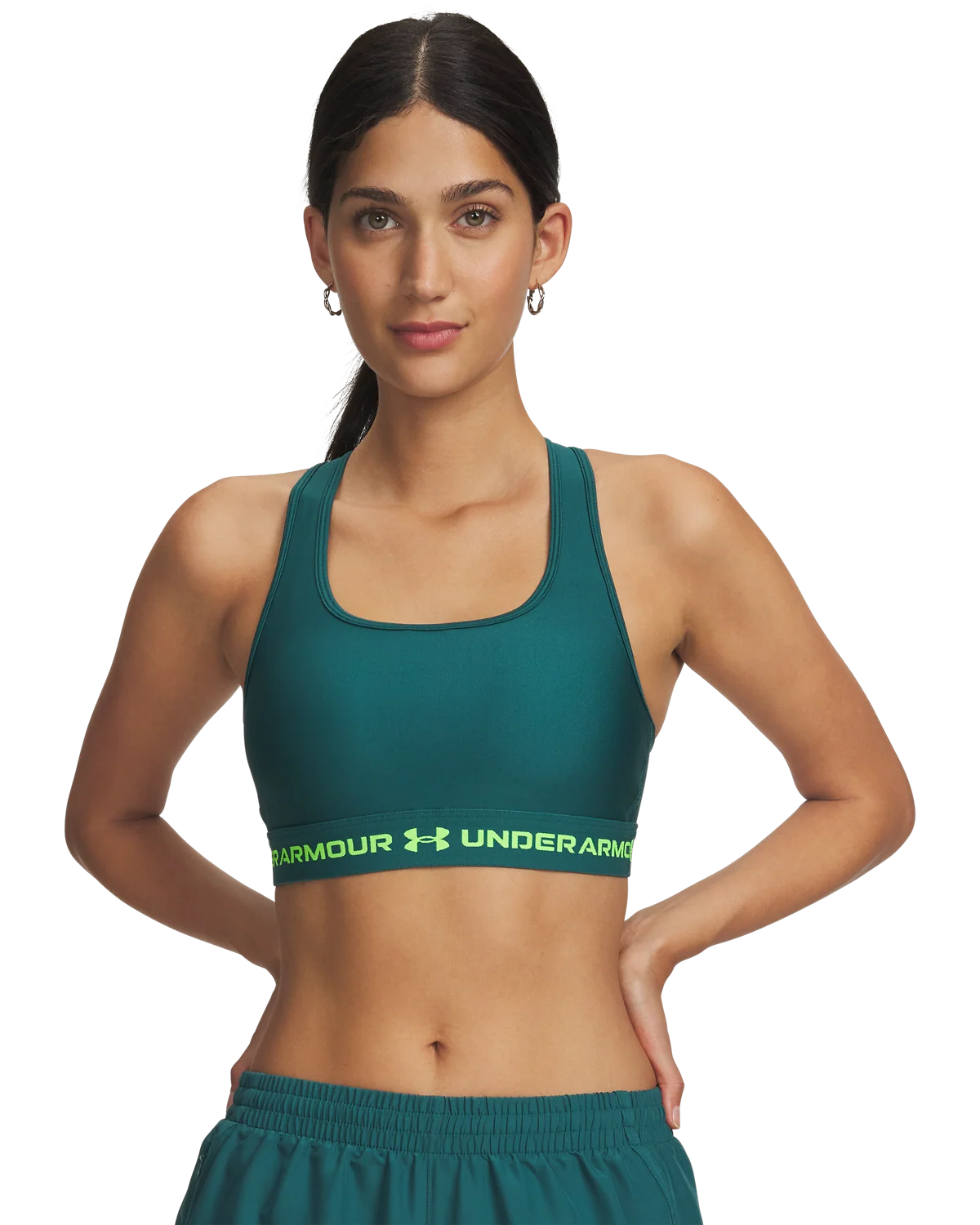 Women's UA Armour® Mid Crossback Sports Bra - Image 5