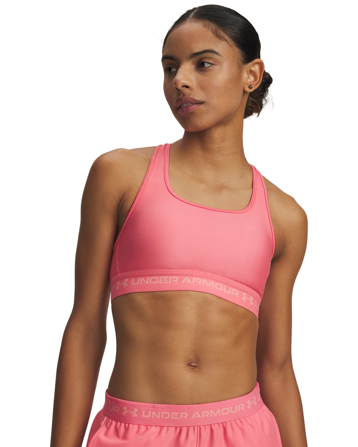 Women's UA Armour® Mid Crossback Sports Bra - Image 4