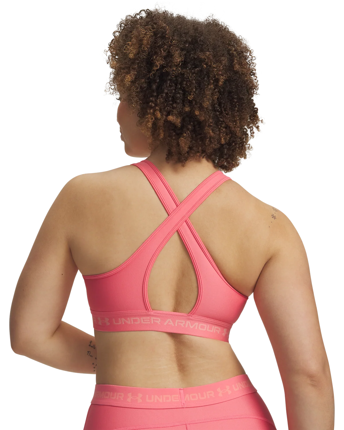 Women's UA Armour® Mid Crossback Sports Bra - Image 5