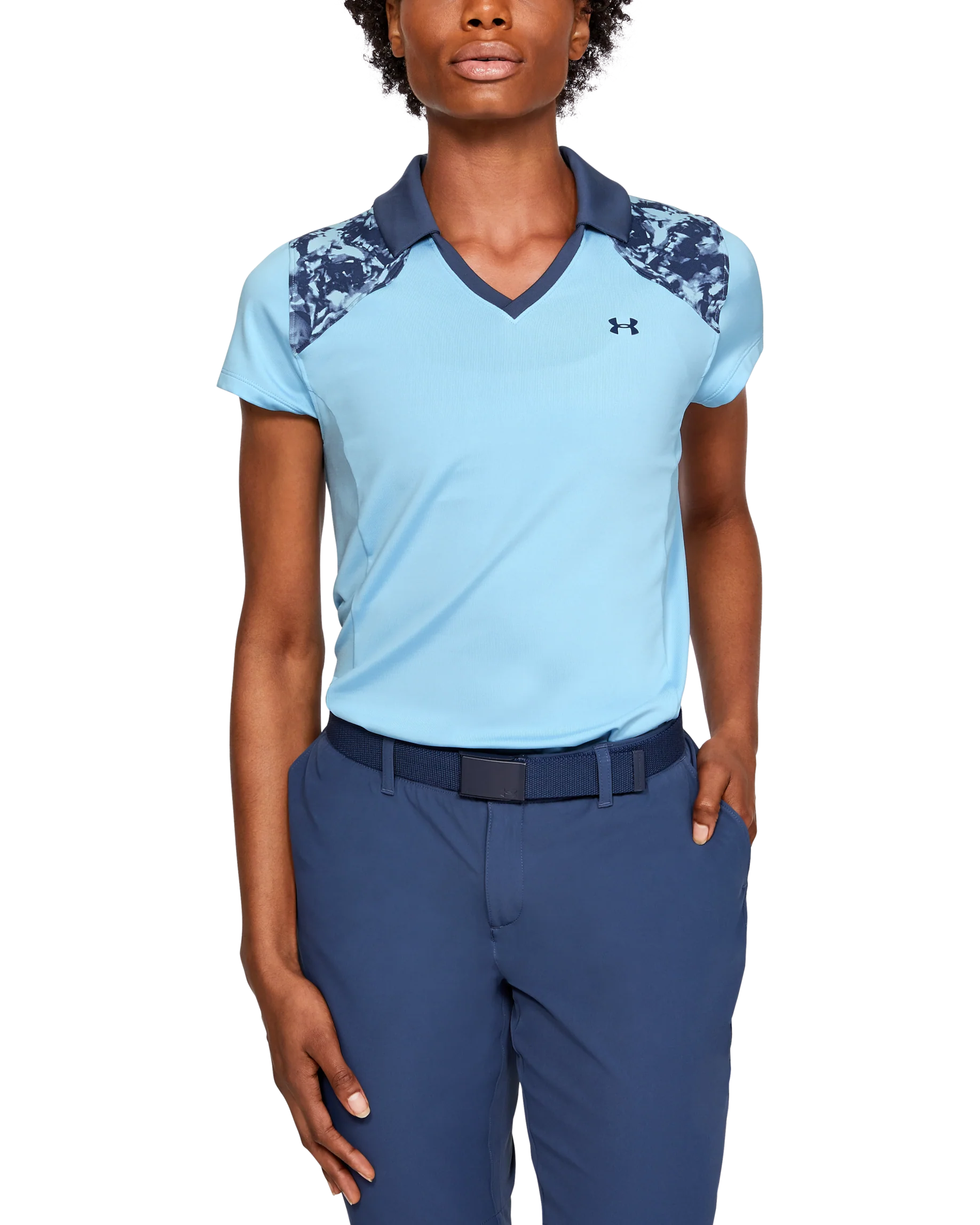 Women's UA Zinger Blocked Polo