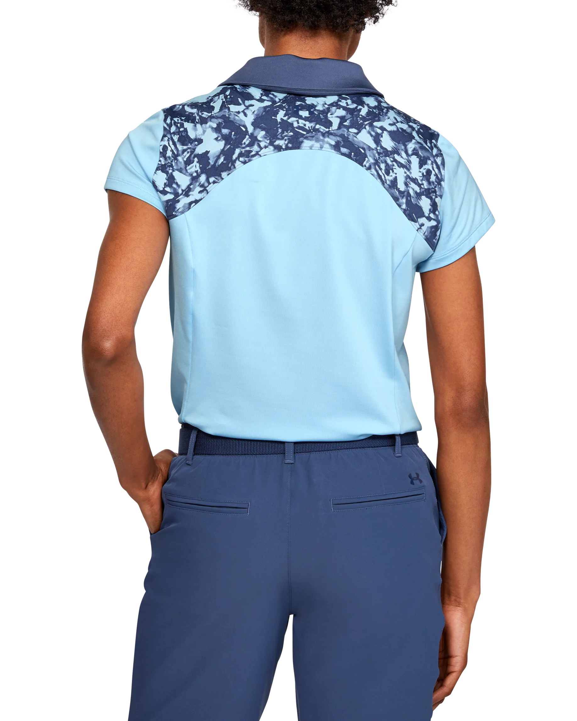 Women's UA Zinger Blocked Polo - Image 2
