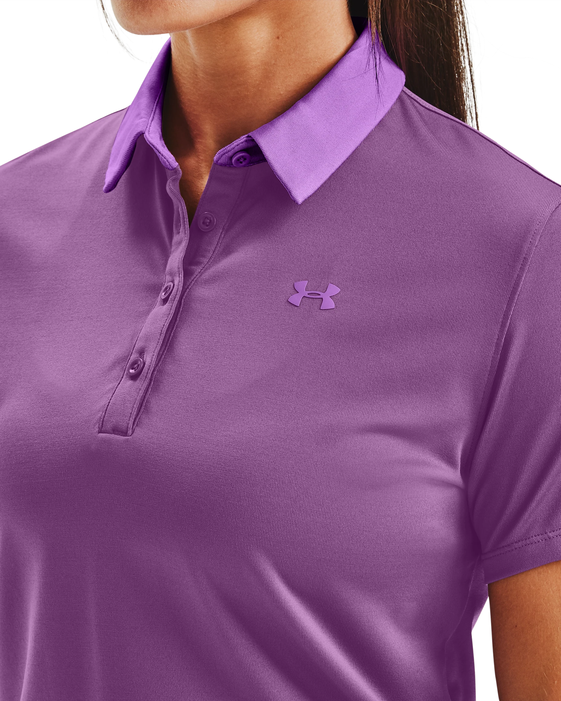 Women's UA Zinger Short Sleeve Polo - Image 5